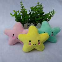 HKM-8103101 Plush Star Teething Toy with Sound, Soft Stuffed Toy for Infants