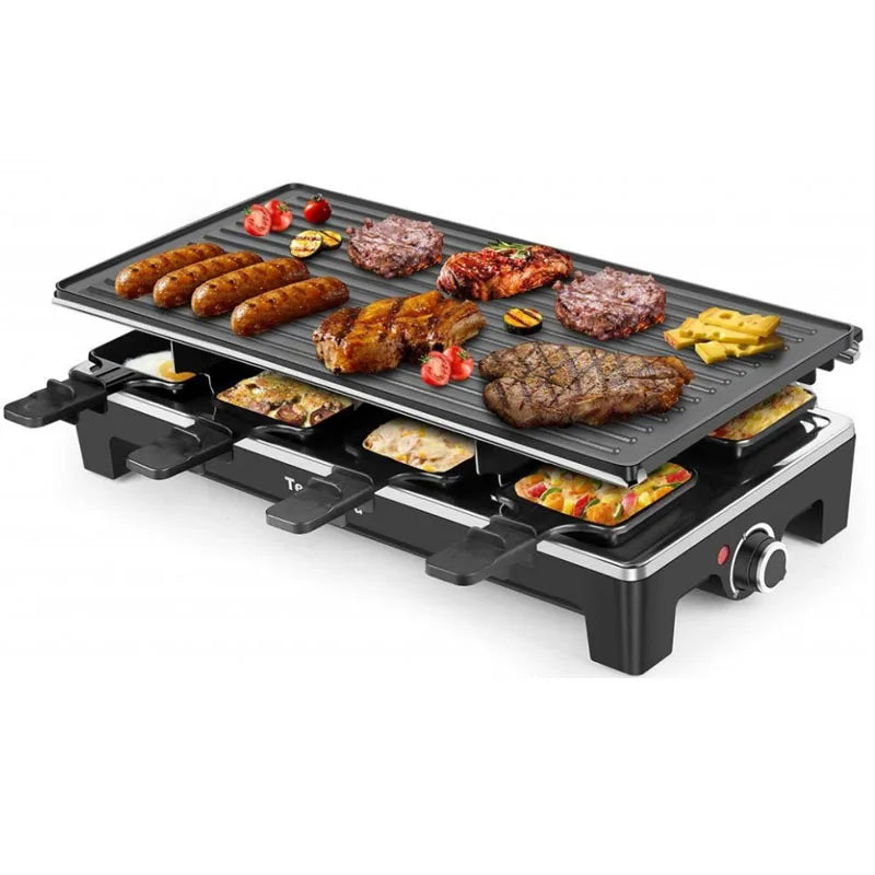 HKM-810451 Electric Smokeless Barbecue Grill, 1300W Indoor Chicken Roaster with Grilling Tray