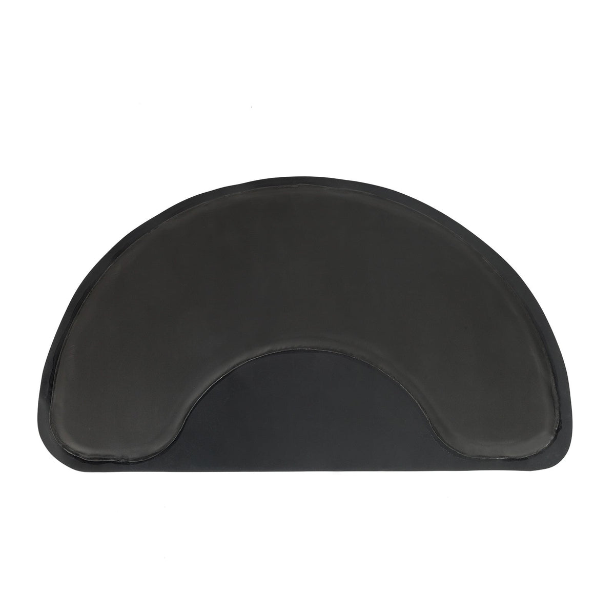 HKM-810515 Anti-Fatigue Black Salon Mat with Round Cutout, 3ft x 4.5ft, PVC & High-Density Foam