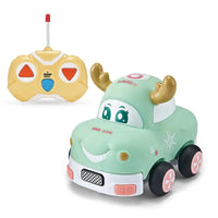 HKM-810515 Mini Rubber Animal RC Car Toy for Kids, Soft Shell Remote Control Car, Indoor-Outdoor Fun