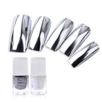 HKM-810579 Mirror Effect Metallic Nail Polish with Steel Balls for Stunning Nail Art