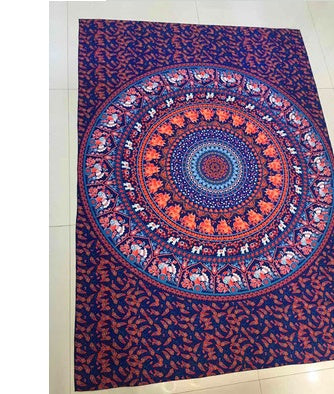 HKM-810643 Mandala Hanging Cloth in Various Colors and Patterns, 140x210cm Chemical Fiber Decor