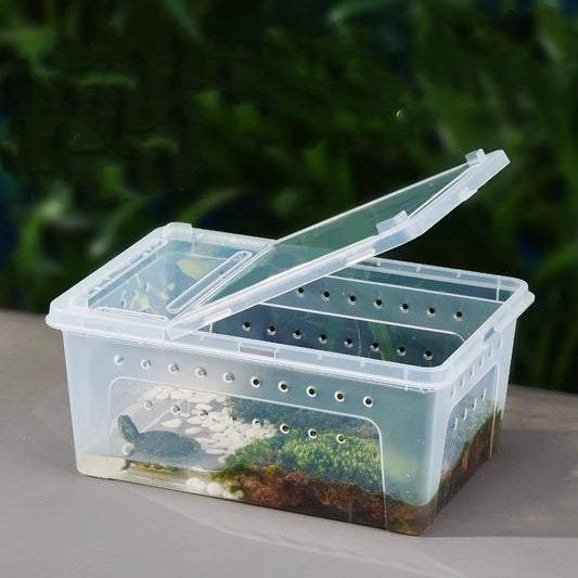 HKM-810771 Silkworm Feeding Jar for Box Turtles - High Transparent Universal Sizes