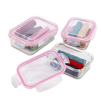 HKM-810835 Versatile Glass Vacuum Food Storage Container with Multi-functional Lid