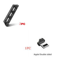 HKM-810963 Magnetic Charging Cable with Nylon Wire and Rotating Magnetic Suction Heads for Universal Compatibility