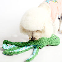 HKM-8109885 Comforting Plush Pet Toy with Sound for Teething and Chewing – Available in Blue, Green, Pink