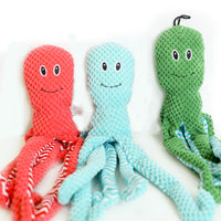 HKM-8109885 Comforting Plush Pet Toy with Sound for Teething and Chewing – Available in Blue, Green, Pink