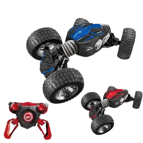 HKM-811091 Remote Control Stunt Twist Car - 1/14 Scale, Double-Sided Driving, Multi-Function Electric Toy for All Ages