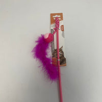 HKM-8111037 Feather Cat Teaser with Small Ball for Interactive Play