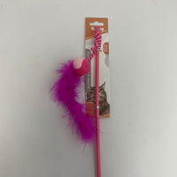 HKM-8111037 Feather Cat Teaser with Small Ball for Interactive Play