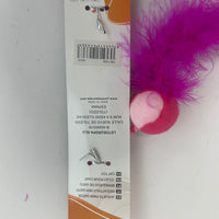 HKM-8111037 Feather Cat Teaser with Small Ball for Interactive Play