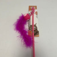 HKM-8111037 Feather Cat Teaser with Small Ball for Interactive Play