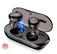 HKM-811155 Wireless Waterproof Binaural Bluetooth Headset with Charging Compartment