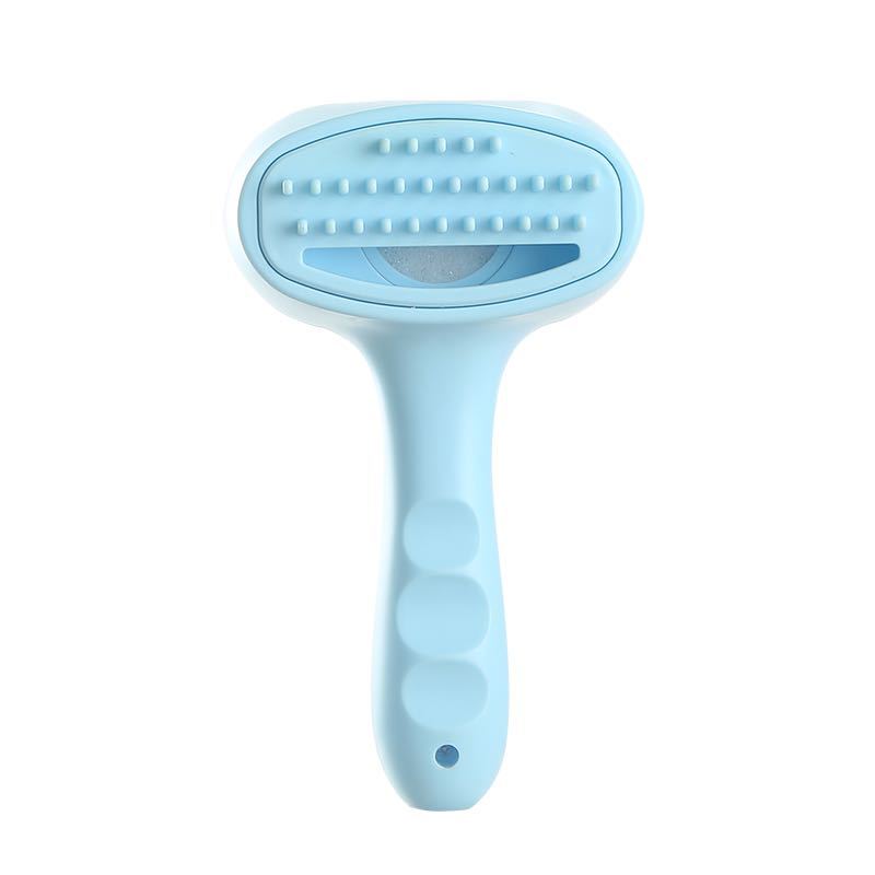HKM-8111805 Handheld Electric Suction Grooming Comb for Pet Hair Removal - USB Rechargeable, Available in Blue & Pink