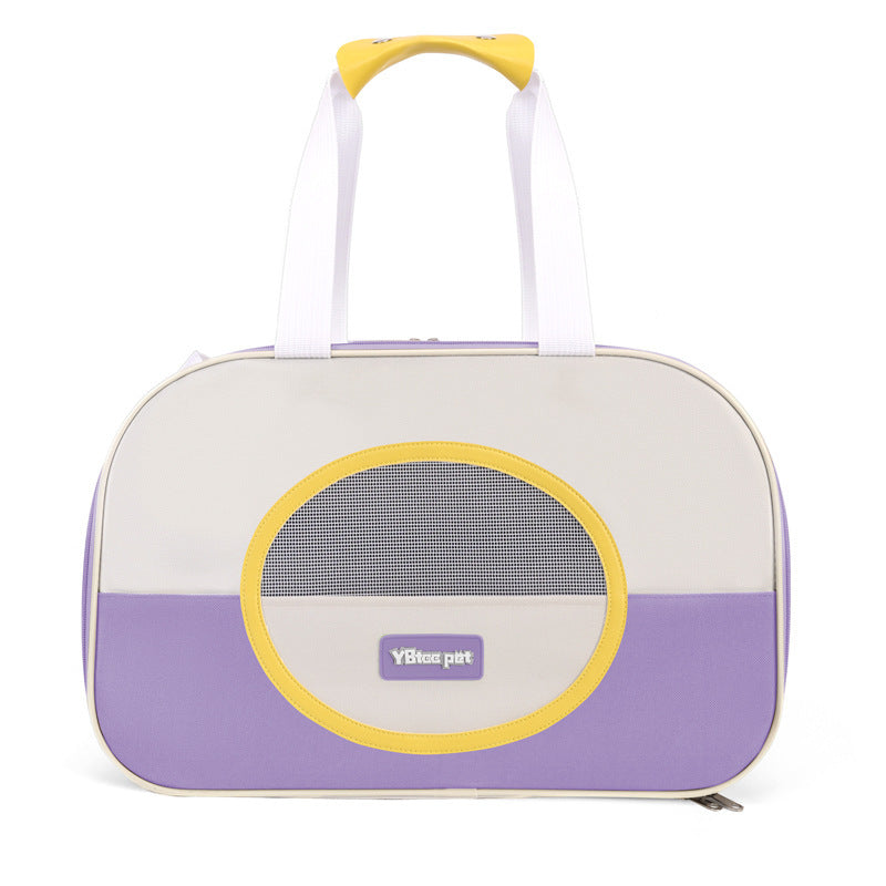 HKM-8112445 Large Capacity Foldable Cat Backpack with Breathable Oxford Cloth – Various Colors Available