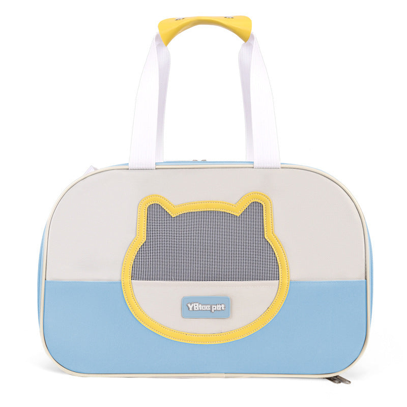 HKM-8112445 Large Capacity Foldable Cat Backpack with Breathable Oxford Cloth – Various Colors Available