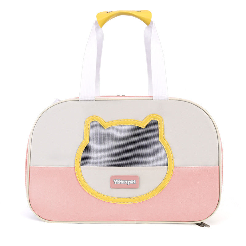 HKM-8112445 Large Capacity Foldable Cat Backpack with Breathable Oxford Cloth – Various Colors Available