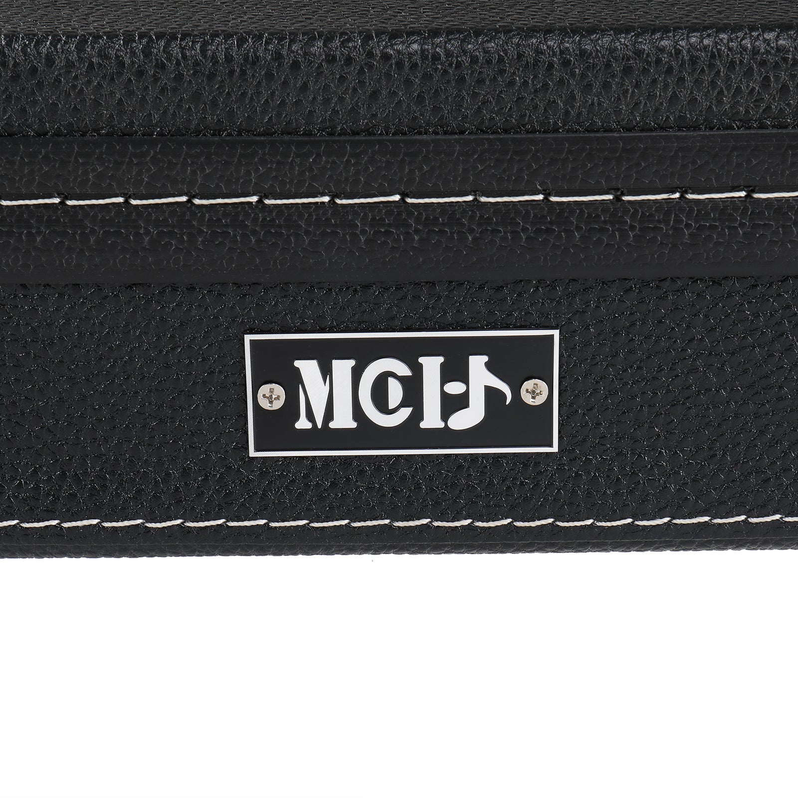 HKM-811347 Electric Guitar Leather Case for PVC Square Angle Design