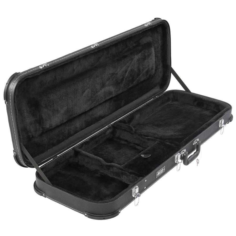 HKM-811347 Electric Guitar Leather Case for PVC Square Angle Design