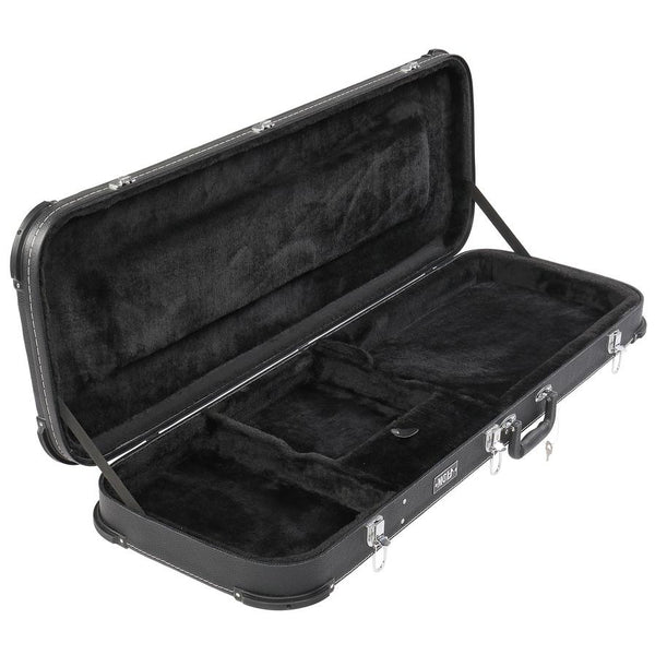 HKM-811347 Electric Guitar Leather Case for PVC Square Angle Design