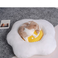 HKM-8114237 Cozy Poached Egg Pet Nest for Cats and Dogs - 700mm x 700mm x 130mm