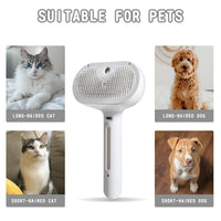 HKM-8114365 Pet Hair Removal Spray Brush with Water Tank for Cats and Dogs - Effortless Grooming Tool