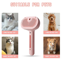 HKM-8114365 Pet Hair Removal Spray Brush with Water Tank for Cats and Dogs - Effortless Grooming Tool