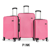 HKM-811475 3-Piece Luggage Set - Durable ABS Trolley Bags with 20-Inch Suitcase for Travel