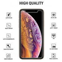 HKM-811475 Tempered Glass Screen Protector for iPhone 12 & 12 Pro - Anti-Drop, Scratch-Resistant, 2.5D Transparent Film