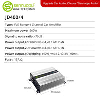HKM-811603 4 Channel Class D Car Amplifier for Automobile Audio Systems