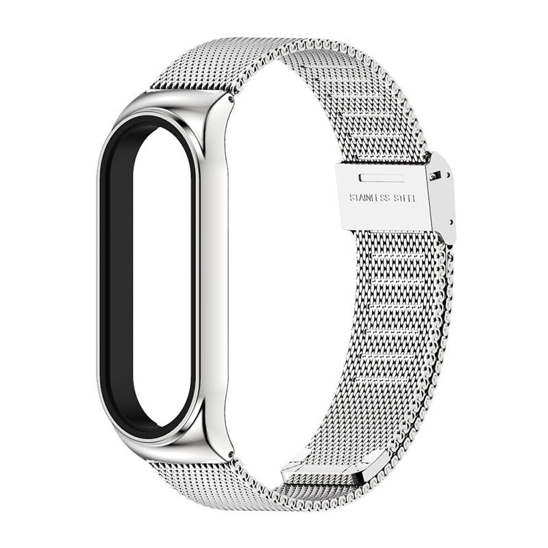 HKM-811603 Metal Strap for Mi Band 3, Mi Band 4, Mi Band 5, Mi Band 6 – Multiple Buckle Colors Available