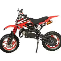 HKM-811667 50cc Mini Gasoline Dirt Bike with 2-Stroke Engine and Disc Brakes, 30km/h Max Speed