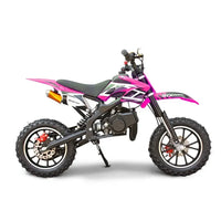 HKM-811667 50cc Mini Gasoline Dirt Bike with 2-Stroke Engine and Disc Brakes, 30km/h Max Speed