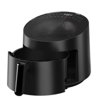 HKM-811667 5L Air Fryer with Skylight and Hidden Fan Blades, Metal Interior, 1500W Turbo Heat Technology