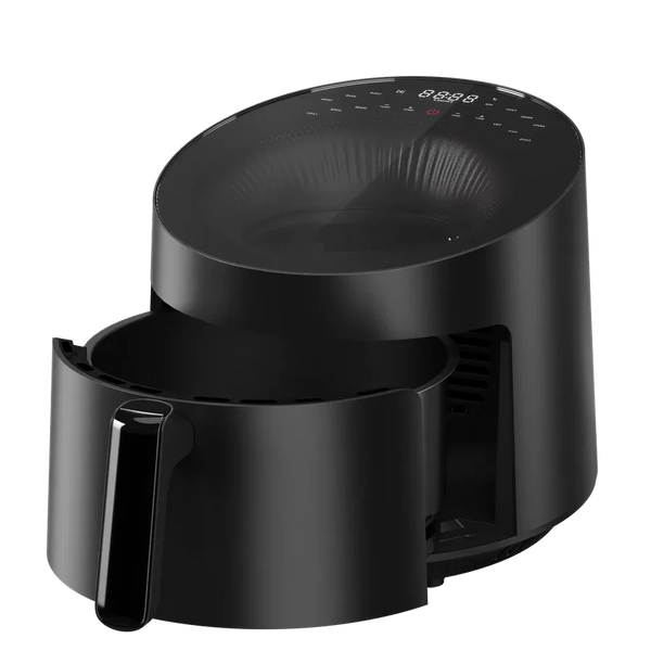 HKM-811667 5L Air Fryer with Skylight and Hidden Fan Blades, Metal Interior, 1500W Turbo Heat Technology