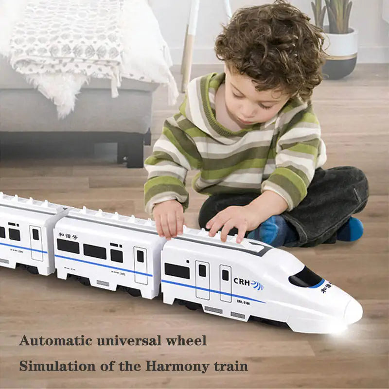 HKM-811667 High-Speed RC Rail Vehicle Model for Boys - 4 Channel Remote Control Train Set