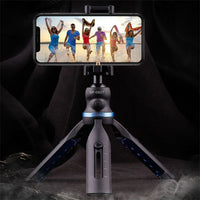 HKM-811795 Adjustable Desktop Tripod for iPhone and Mobile Phones, Plastic and Aluminum Alloy, Compatible with P30 and IPX