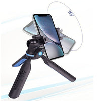 HKM-811795 Adjustable Desktop Tripod for iPhone and Mobile Phones, Plastic and Aluminum Alloy, Compatible with P30 and IPX