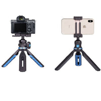 HKM-811795 Adjustable Desktop Tripod for iPhone and Mobile Phones, Plastic and Aluminum Alloy, Compatible with P30 and IPX