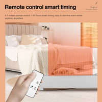HKM-811859 Portable Electric Baseboard Convection Heater with Adjustable Thermostat and Overheat Protection, Model LW-T-01A