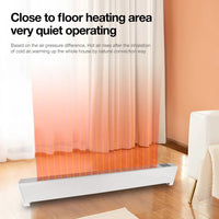 HKM-811859 Portable Electric Baseboard Convection Heater with Adjustable Thermostat and Overheat Protection, Model LW-T-01A