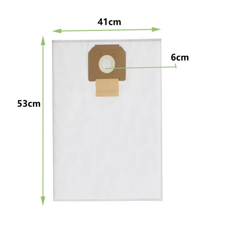 HKM-811923 Vacuum Cleaner Non-Woven Dust Bag Set - 10 Pack for 150+ sq m Areas