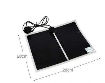 HKM-8121405 Adjustable Heat Mat with Temperature Controller for Terrariums and Reptiles, 28x28cm, 220V, 14W