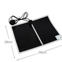 HKM-8121405 Adjustable Heat Mat with Temperature Controller for Terrariums and Reptiles, 28x28cm, 220V, 14W