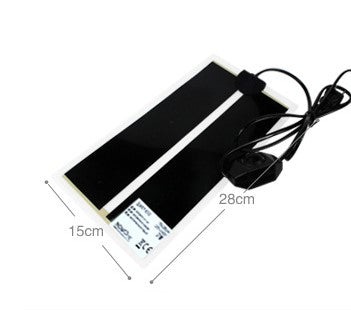 HKM-8121405 Adjustable Heat Mat with Temperature Controller for Terrariums and Reptiles, 28x28cm, 220V, 14W