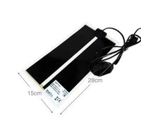 HKM-8121405 Adjustable Heat Mat with Temperature Controller for Terrariums and Reptiles, 28x28cm, 220V, 14W