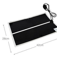 HKM-8121405 Adjustable Heat Mat with Temperature Controller for Terrariums and Reptiles, 28x28cm, 220V, 14W