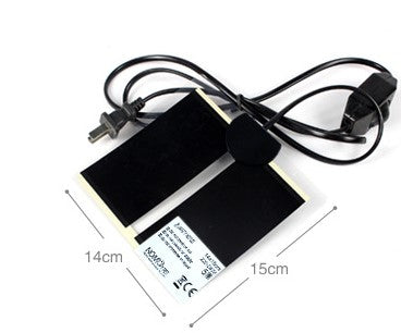 HKM-8121405 Adjustable Heat Mat with Temperature Controller for Terrariums and Reptiles, 28x28cm, 220V, 14W