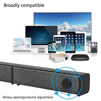 HKM-812243 3D Surround Soundbar Speaker System with Subwoofer for Home Theatre and Computer Audio