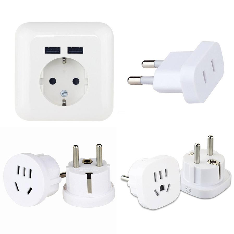 HKM-812307 Universal Travel Plug Adapter for Chinese and American Devices to German Standards, Model UN80